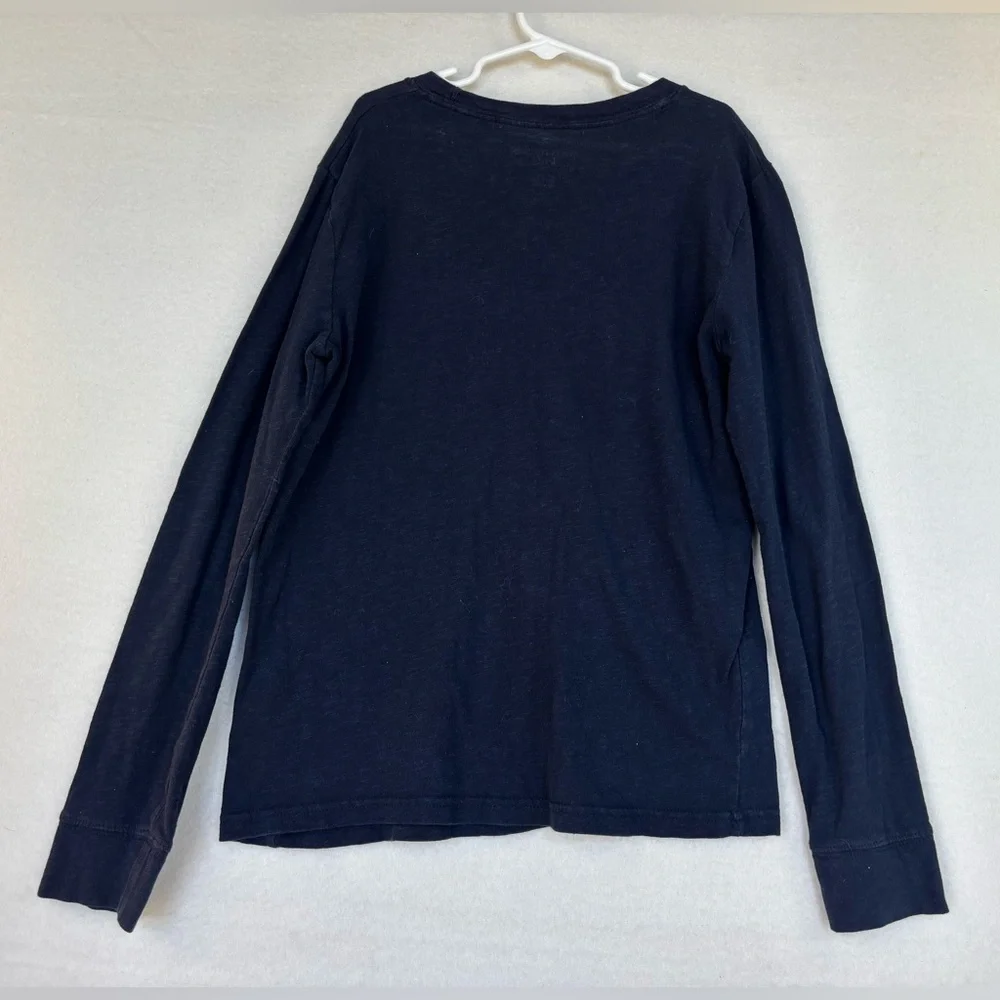 VINTAGE‎ ABERCROMBIE & FITCH KIDS Icon Navy Tee Shirt Long Sleeve Y2K Boys 11 12